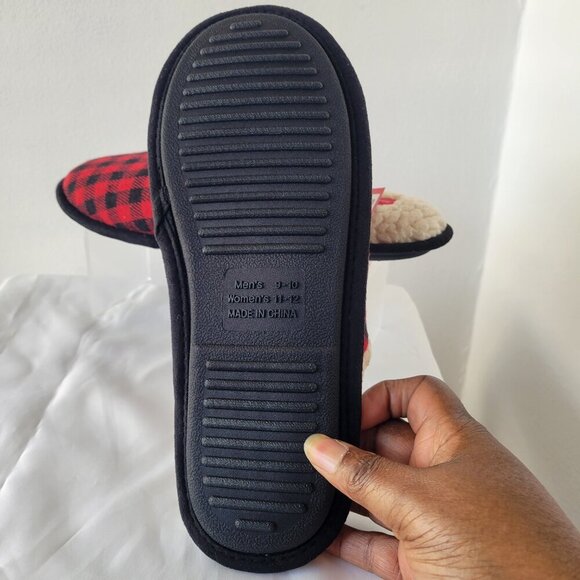 Target Wondershop Red Checkboard Woman’s Adult Slipper (1 Pair - Size Large) - Picture 4 of 11